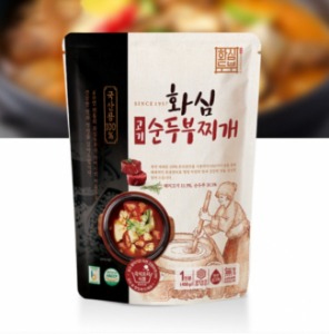 [화심두부] 전북완주 3대 전통 우리콩 순두부 / 화심 고기 순두부찌개 450g (1~2인분)