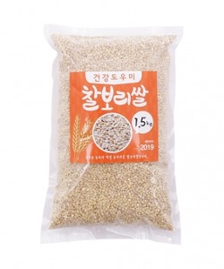 [완주로컬푸드]  건강도우미 찰보리쌀 1.5kg