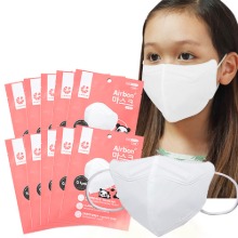 에어본 나노 소형 마스크 10매입 국내생산 숨쉬기쉬운 어린이 마스크