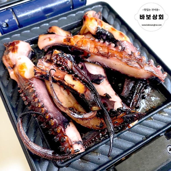 찐 통구이족 통족구이 쫄깃한 식감으로 맛있는 대왕오징어