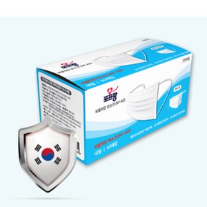 포프랑 국산 KF-AD 비말차단 대형 여름용 마스크 (50매)  [무료배송]